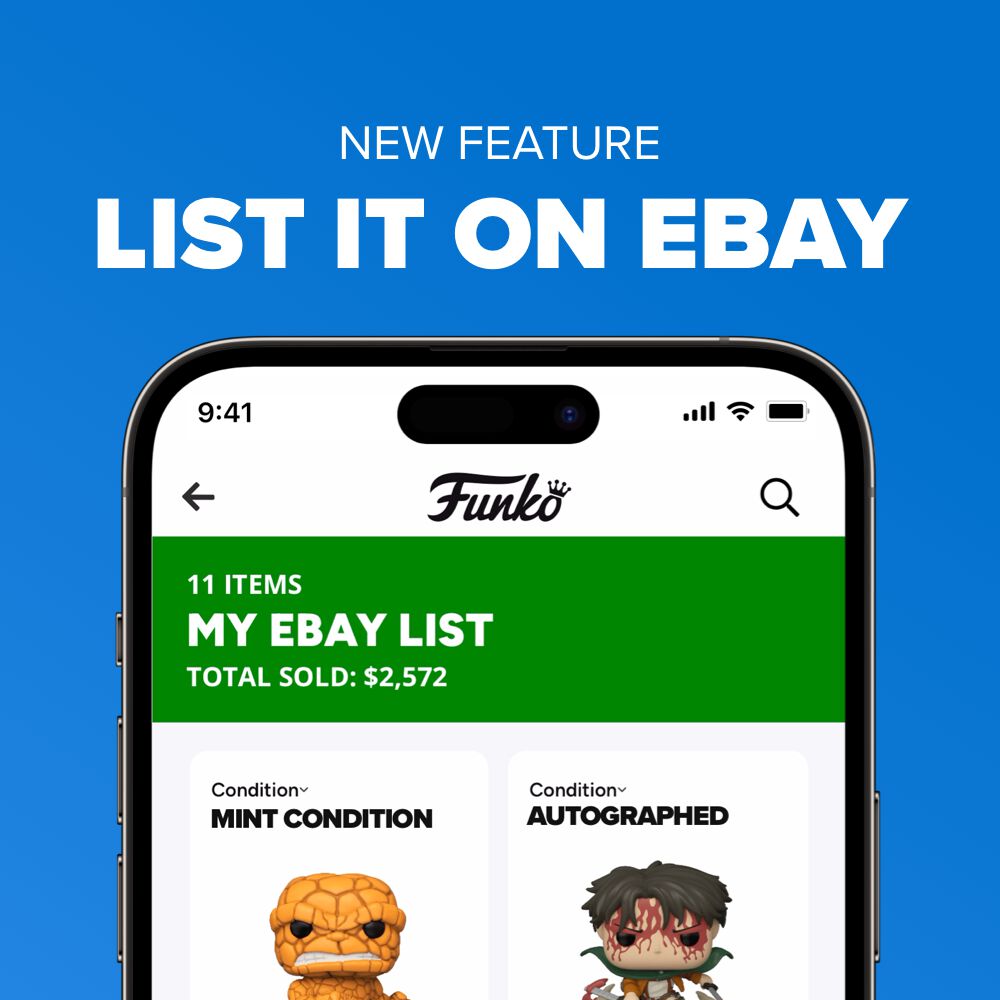 List it on eBay Through the Funko App!
